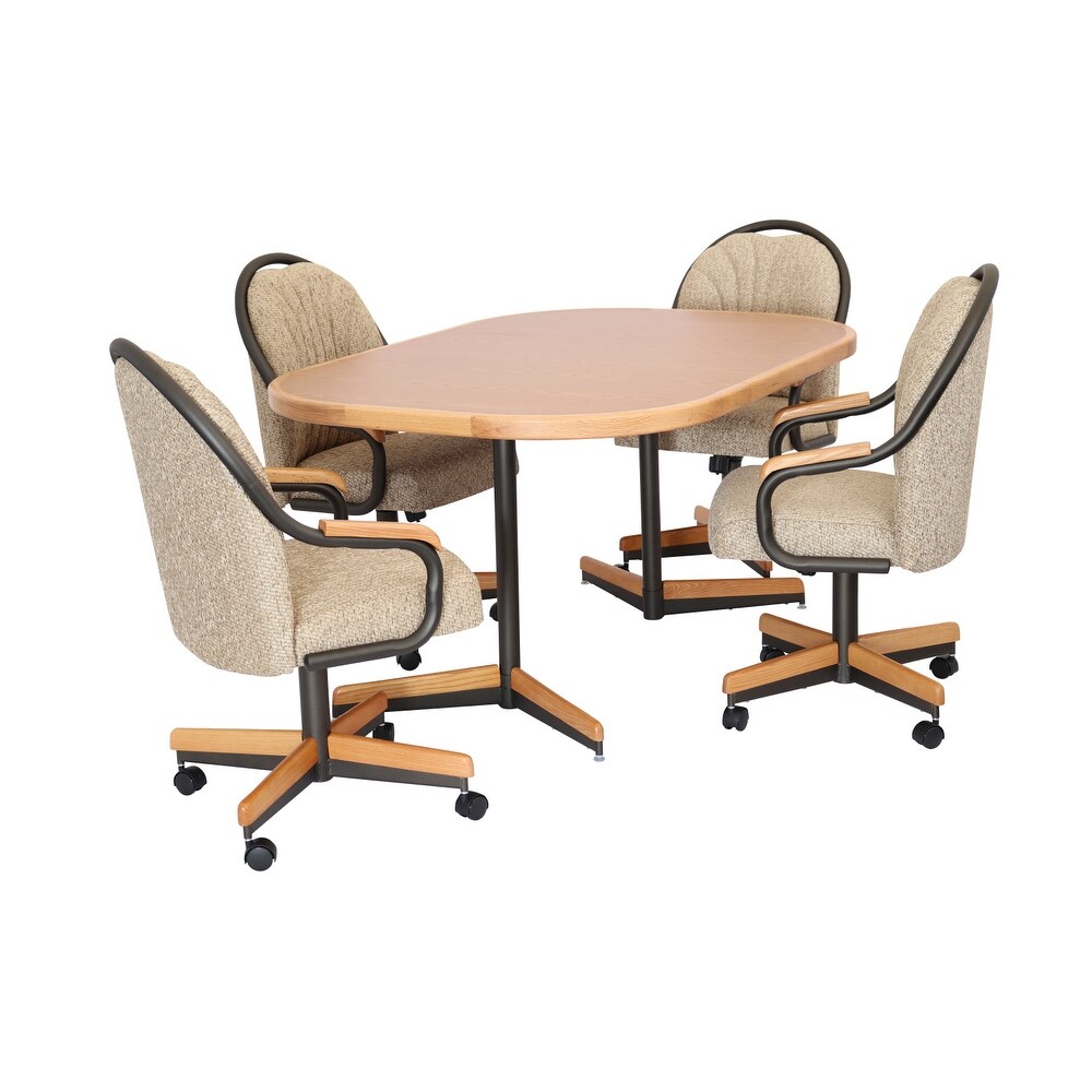 Rolling sales kitchen chairs